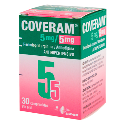 Coveram 5 mg / 5 mg 30 Comprimidos