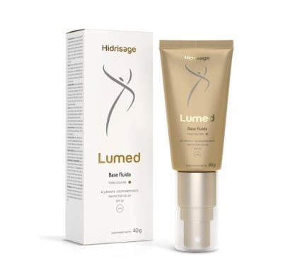 Base Hidrisage Lumed Fluida Oscuro FPS50 40 g