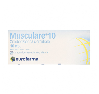Musculare 10 mg 20 Comprimidos Recubiertos