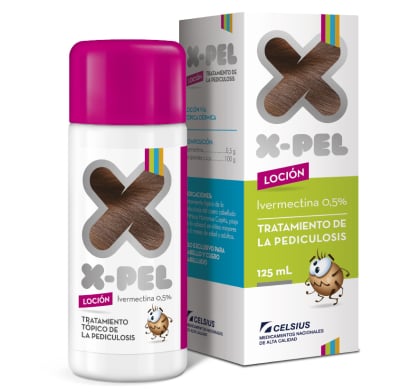 Piojicida X-Pel 0.5% Loción 125 ml