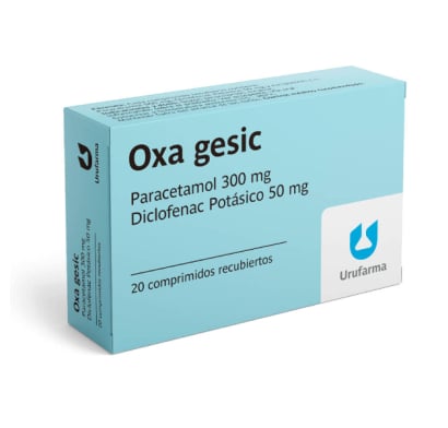 Oxa Gesic 300 mg/50 mg 20 Comprimidos Recubiertos