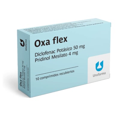 Oxa Flex 50 mg/4 mg 10 Comprimidos Recubiertos
