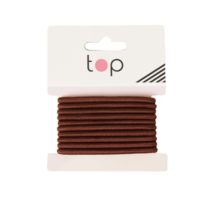 Gomitas para el Pelo Top Elásticas Finas 10 Unidades Colores Surtidos