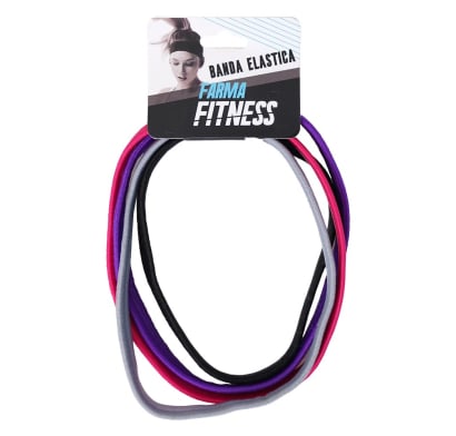 Vincha Deportiva Farma Fitness Fina 4 Unidades