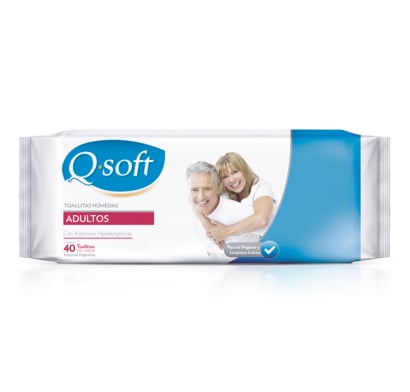 Toallitas Húmedas Q-Soft 40 Unidades