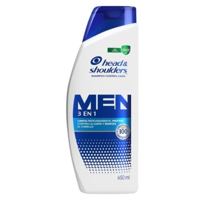 Shampoo Head & Shoulders 3 en 1 Men 650 ml