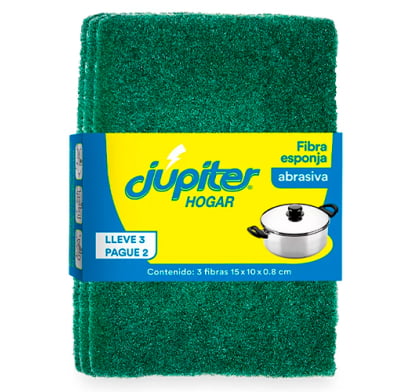 Fibra Júpiter de Limpieza 3 Unidades
