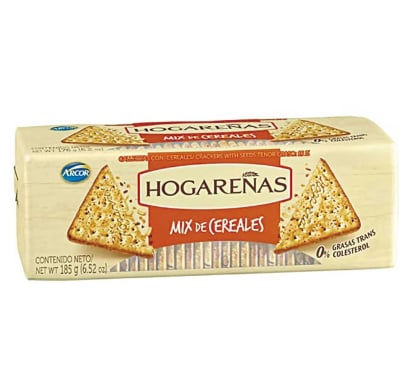 Galletas Hogareñas Mix de Cereales 176 g