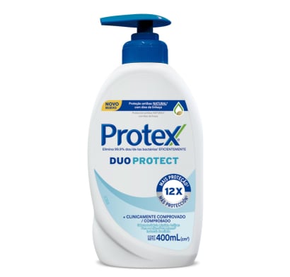 Jabón Líquido Protex Duo Protect Pump para Manos 400 ml
