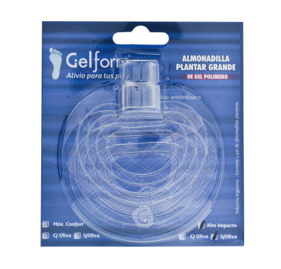 Almohadilla Plantar Gelform Alto Impacto sin Oliva Grande