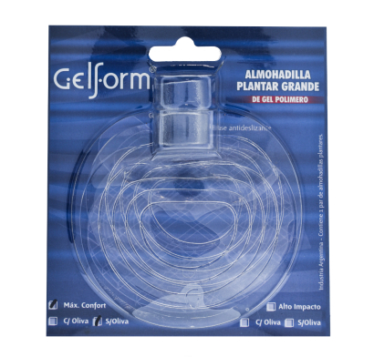 Almohadilla Plantar Gelform sin Oliva Máximo Confort