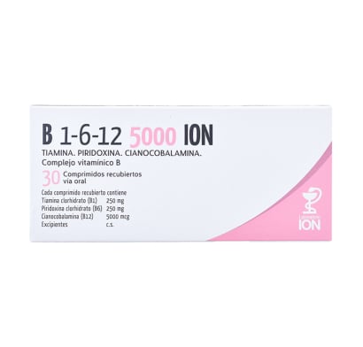 B1 B6 B12 5000 30 Comprimidos Recubiertos