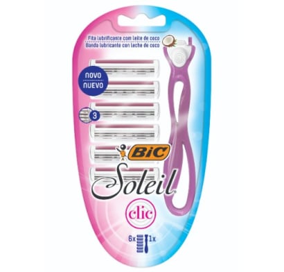 Afeitadora Bic Femenina Soleil Clic 6 Unidades