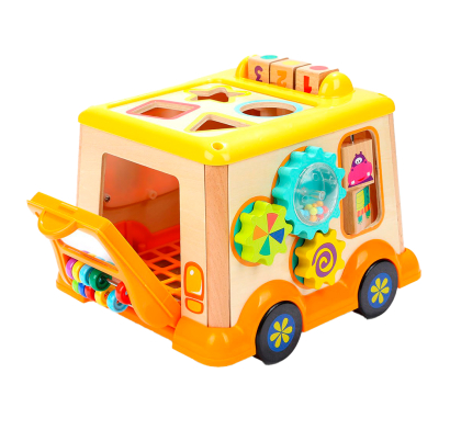 Autobús con Formas Geométricas