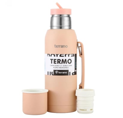 Termo Terrano Premium Rosa Pálido 1 l