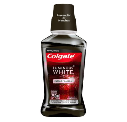 Enjuague Bucal Colgate Luminous White Carbón