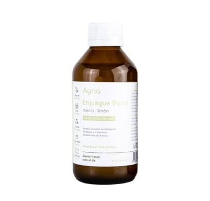 Enjuague Bucal Agna Menta Limón 200 ml
