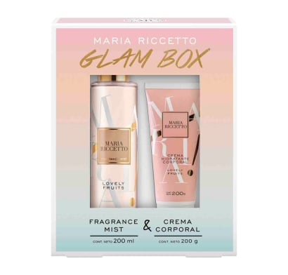 Set María Riccetto Lovely Fruits Fragrance Mist 200 ml + Crema Corporal 200 ml