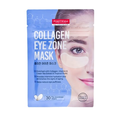 Mascarilla Purederm para Ojeras Colágeno 30 Unidades