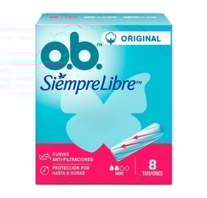 Tampones O.B. Mini 8 Unidades
