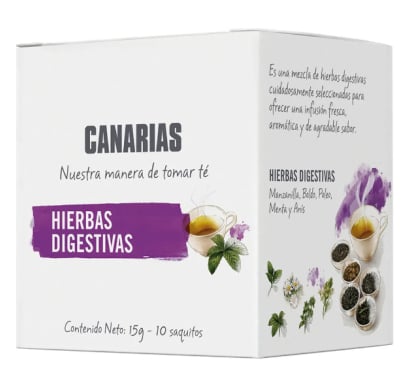 Té Canarias Hierbas Digestivas 10 Saquitos