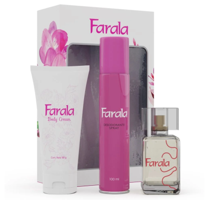 Perfume Farala Feme Femme EDT 30 ml + Crema 80 G + Desodorante 100 ml