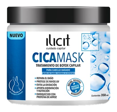 Botox Capilar Ilicit Cicamask 350 ml