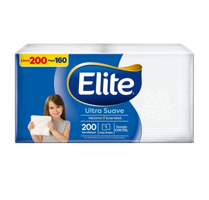 Servilletas de Cocktail Elite 200 Unidades