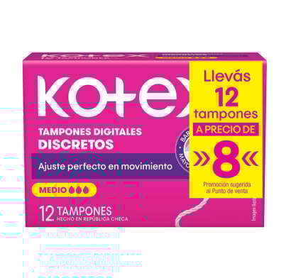 Tampones Kotex Medio