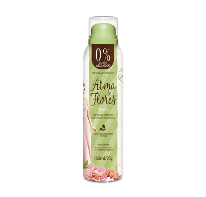 DESODORANTE ALMA DE FLORES AEROSOL 160ML