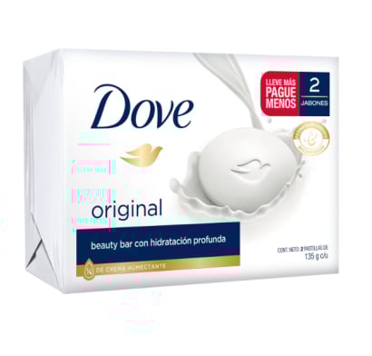 BARRA DOVE ORIGINAL X2 UNIDADES 135 GRS.