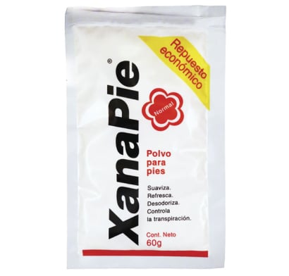 Bolsa de Repuesto Talco Pédico Xanapie Normal 60 g