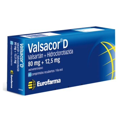 Valsacor D 80 mg 45 Comprimidos