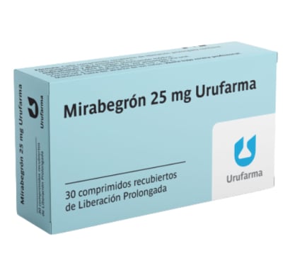 Mirabegron 25 Mg 30 Comprimidos