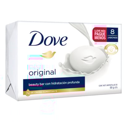 Jabón en Barra Dove Original Corporal 90 g 8 Unidades