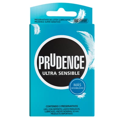 Preservativos Prudence Ultra Sensible Extremo 3 Unidades