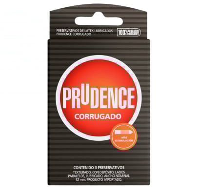 Preservativos Prudence Corrugado 3 Unidades