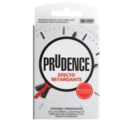 Preservativos Prudence Efecto Retardante 3 Unidades