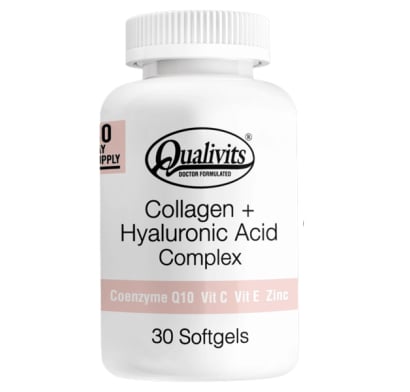 Colágeno + Hyaluronic Qualivits 30 Cápsulas