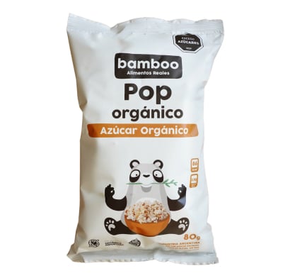 Pop Bamboo con Azúcar Orgánico 80 g