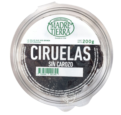 CIRUELAS MADRE TIERRA SIN CAROZO 200GRS