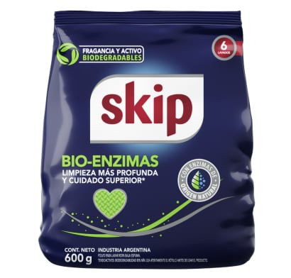 Jabón en Polvo para Ropa Skip pH Balance 600 g