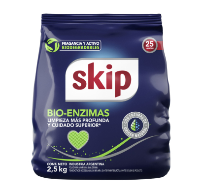 Jabón en Polvo para Ropa Skip pH Balance 2.5 kg