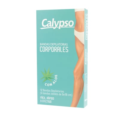 BANDAS DEPILATORIAS CALYPSO CORPORAL VEGETAL