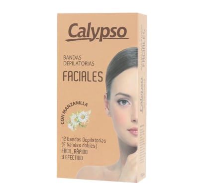 BANDAS DEPILATORIAS CALYPSO FACIAL NATURAL