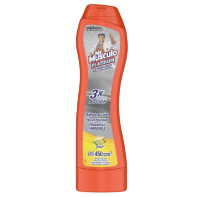 Limpiador Mr. Músculo Crema Citrus 450 ml