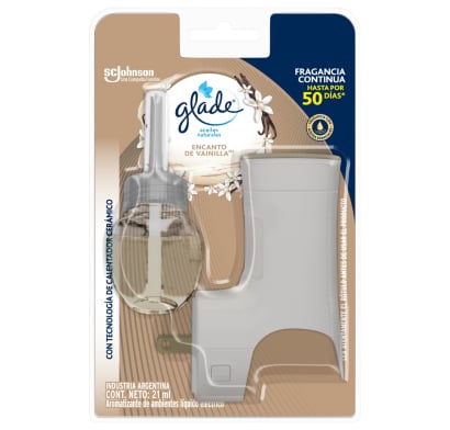 LIMPIADOR GLADE ACEITES NATURALES FULL VAINILLA 21 CC