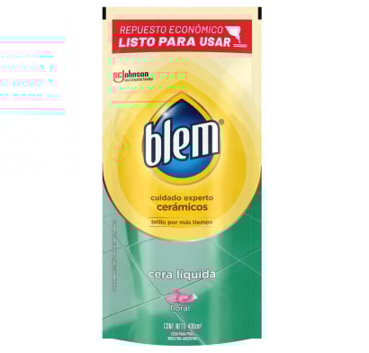 Cera Líquida Pisos Cerámicos Blem Floral 450 ml