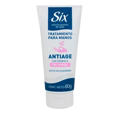 CREMA PARA MANOS SIX ANTI AGE ACEITE ALMENDRAS