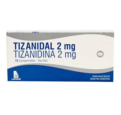 Tizanidal 2 Mg 15 Comprimidos